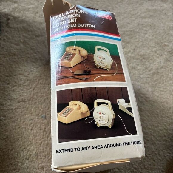 Reel-A-Phone Vintage 1980’s Extension Cord Set With Hold Button - Picture 12 of 12